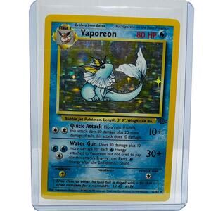 Pokemon | Toys | Pokmon Vaporeon 264 Jungle Unlimited Pokemon 1999 Holo Foil Rare Card Mplp | Poshmark Pokemon | Toys | Pokmon Vaporeon 264 Jungle Unlimited Pokemon 1999 Holo Foil Rare Card Mplp | Poshmark